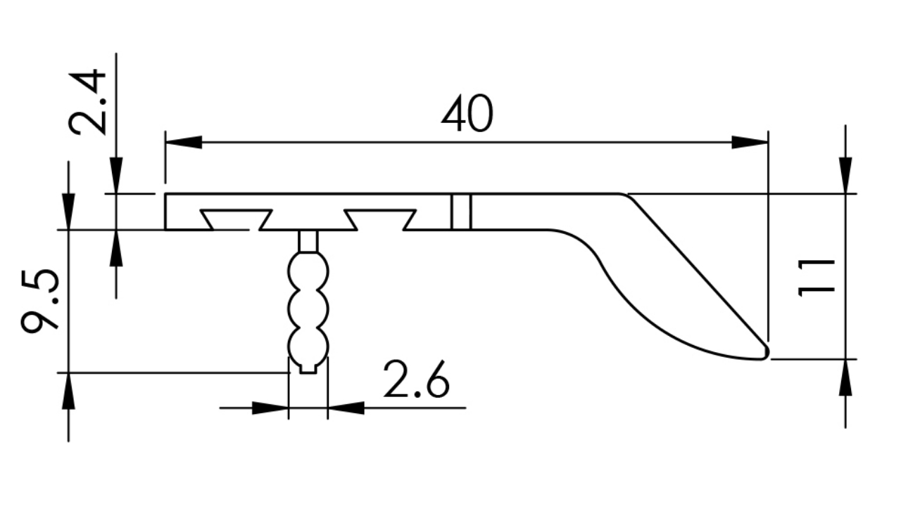 Thông Số Kỹ Thuật Tay Nắm Tủ Màu Crom Bóng 700mm Imundex 7755067