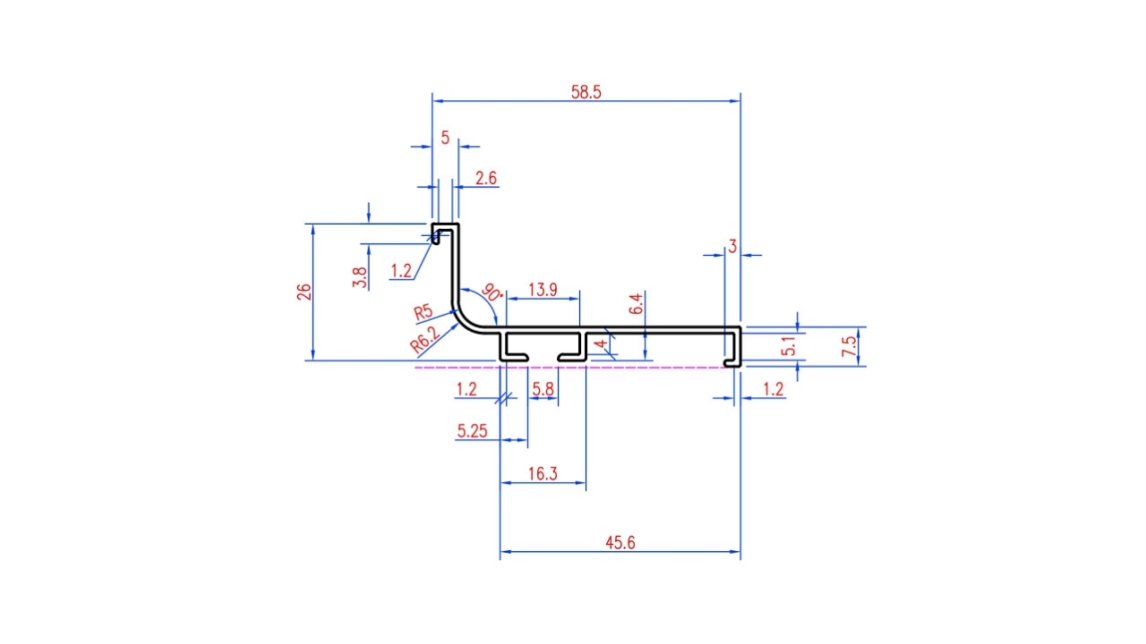 Thông Số Kỹ Thuật Tay Nắm Tủ Nhôm Mờ 3000mm Imundex 7752056