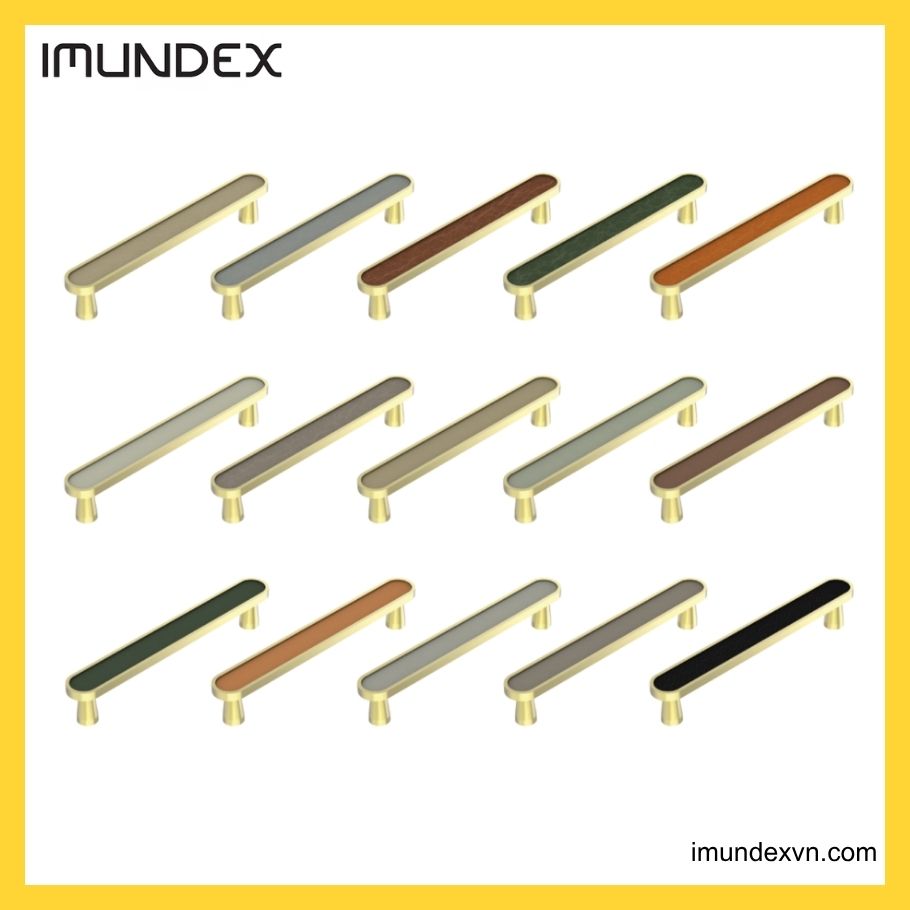 Tay nắm tủ màu vàng Imundex 7748004